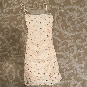 Floral Cream WeWoreWhat Dress